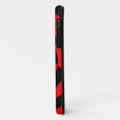 Corey Tiger 80s Neon Op Art (Rood) Case-Mate iPhone Case (Achterkant/links)