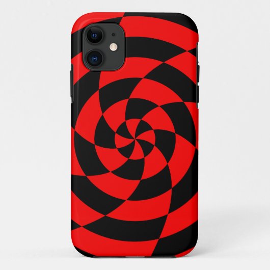 Corey Tiger 80s Neon Op Art (Rood) Case-Mate iPhone Case (Achterkant)