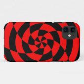 Corey Tiger 80s Neon Op Art (Rood) Case-Mate iPhone Case (Achterkant (horizontaal))