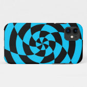 Corey Tiger 80s Neon Op Art (Tealblauw) Case-Mate iPhone Case (Achterkant (horizontaal))