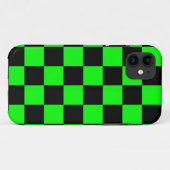 Corey Tiger 80s Neon Schaakbord (Groen) Case-Mate iPhone Case (Achterkant (horizontaal))