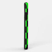 Corey Tiger 80s Neon Schaakbord (Groen) Case-Mate iPhone Case (Achterkant/rechts)