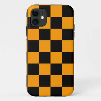 Corey Tiger 80s Neon Schaakbord (Oranje) Case-Mate iPhone Case