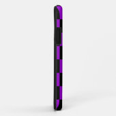Corey Tiger 80s Neon Schaakbord (Paars) Case-Mate iPhone Case (Achterkant/rechts)