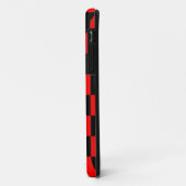 Corey Tiger 80s Neon Schaakbord (Rood) Case-Mate iPhone Case (Achterkant/links)