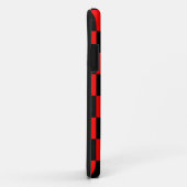 Corey Tiger 80s Neon Schaakbord (Rood) Case-Mate iPhone Case (Achterkant/rechts)