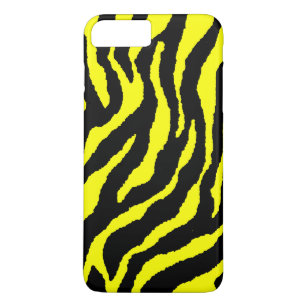 Corey Tiger 80s Neon Tiger Stripes (geel) Case-Mate iPhone Case
