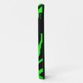 Corey Tiger 80s Neon Tijgerstrepen (Groen) Case-Mate iPhone Case (Achterkant/links)