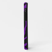 Corey Tiger 80s Neon Tijgerstrepen (Paars) Case-Mate iPhone Case (Achterkant/links)