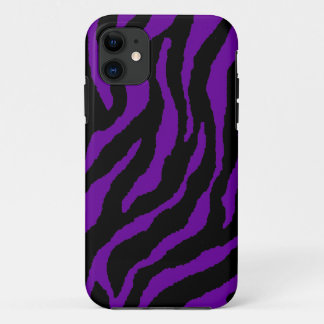 Corey Tiger 80s Neon Tijgerstrepen (Paars) Case-Mate iPhone Case