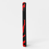 Corey Tiger 80s Neon Tijgerstrepen (Rood) Case-Mate iPhone Case (Achterkant/links)