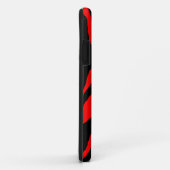 Corey Tiger 80s Neon Tijgerstrepen (Rood) Case-Mate iPhone Case (Achterkant/rechts)