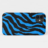Corey Tiger 80s Neon Tijgerstrepen (Tealblauw) Case-Mate iPhone Case (Achterkant (horizontaal))