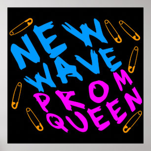 Corey Tiger 80's New Wave Prom Queen Poster
