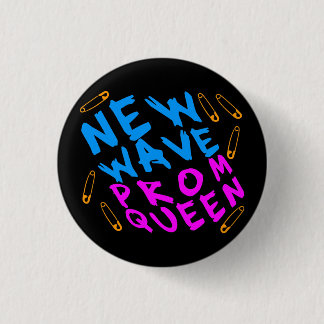 Corey Tiger 80's  New Wave Prom Queen Ronde Button 3,2 Cm