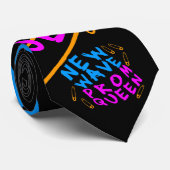 Corey Tiger 80's  New Wave Prom Queen Stropdas (Opgerold)