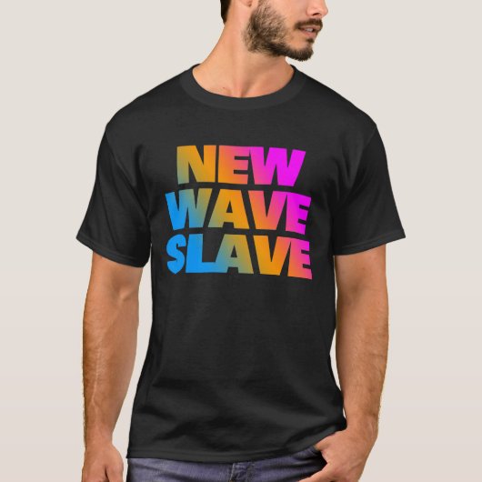 COREY TIGER 80'S NEW WAVE SLAVE KLEURENMIX T-SHIRT (Voorkant)