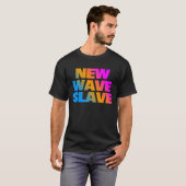 COREY TIGER 80'S NEW WAVE SLAVE KLEURENMIX T-SHIRT (Voorkant volledig)