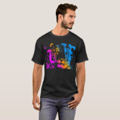 Corey Tiger 80's New Wave Tiger Face T-shirt (Voorkant volledig)