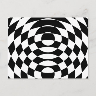 Corey Tiger 80's  Op Art Briefkaart