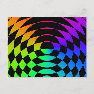 Corey Tiger 80's  Op Art Briefkaart
