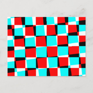 Corey Tiger 80's  Op Art Briefkaart