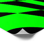 Corey Tiger 80's Op Art Poster (Hoek)
