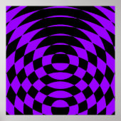 Corey Tiger 80's  Op Art Poster (Voorkant)