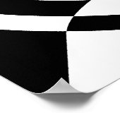 Corey Tiger 80's  Op Art Poster (Hoek)