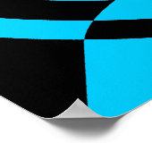 Corey Tiger 80's  Op Art Poster (Hoek)