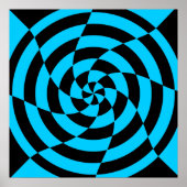 Corey Tiger 80's  Op Art Poster (Voorkant)