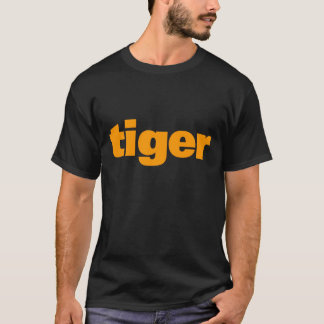 COREY TIGER 80's ORANJE TIGER EENVOUDIG T-shirt
