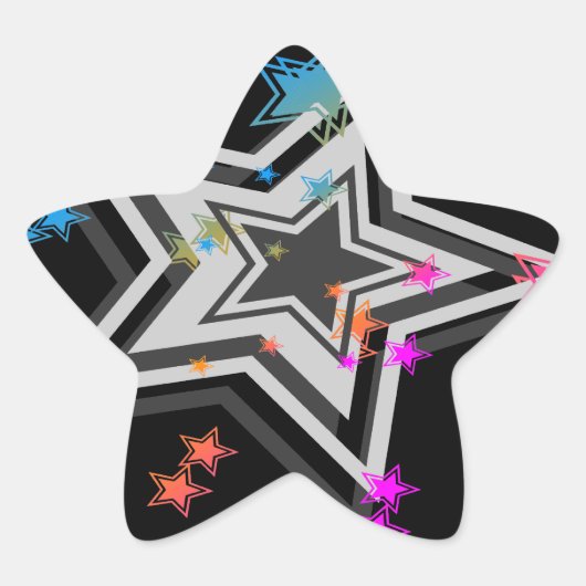 Corey Tiger 80s Oude Sterren Ster Sticker (Voorkant)