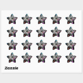 Corey Tiger 80s Oude Sterren Ster Sticker (Vel)