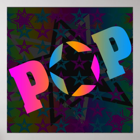 Corey Tiger 80s  Pop Stars Poster (Voorkant)