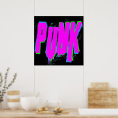 Corey Tiger 80s  PUNK Poster (Keuken)