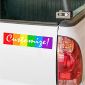 Corey Tiger 80s  regenboog Bumpersticker (Op Truck)