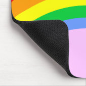 Corey Tiger 80s  regenboog Muismat (Hoek)