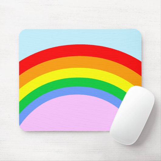 Corey Tiger 80s  regenboog Muismat (Met muis)