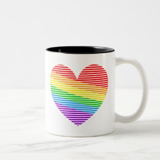 Corey Tiger 80s Regenboog Streep Hart Mok