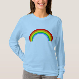 Corey Tiger 80s regenboog T-shirt