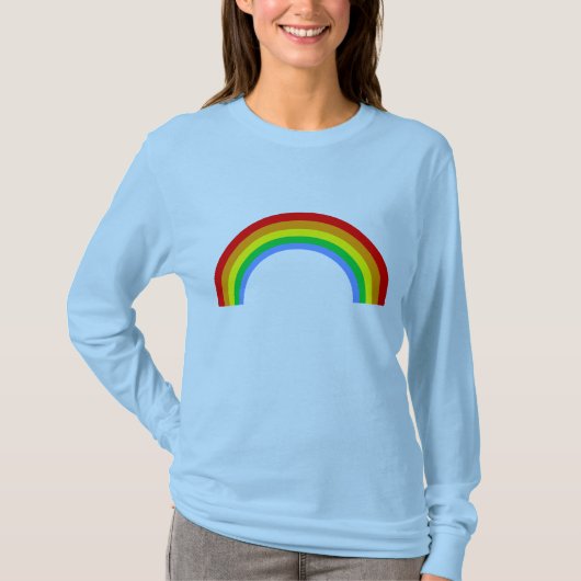 Corey Tiger 80s regenboog T-shirt (Voorkant)