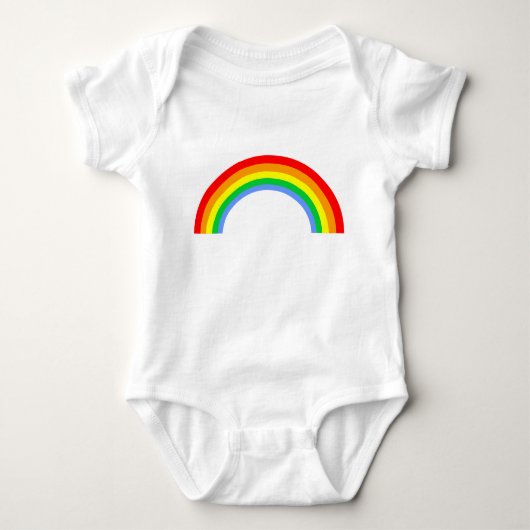 Corey Tiger 80s regenboog T-shirt (Voorkant)
