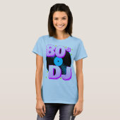 Corey Tiger 80s Retro 80s DJ T-Shirt (Voorkant volledig)