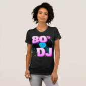 Corey Tiger 80s Retro 80s DJ T-Shirt (Voorkant volledig)