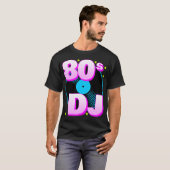 Corey Tiger 80s Retro 80s DJ T-Shirt (Voorkant volledig)