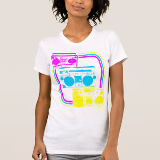 Corey Tiger 80s Retro Boombox Radio T-shirt