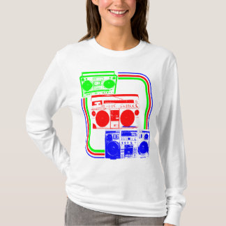 Corey Tiger 80s Retro Boombox Radio T-shirt