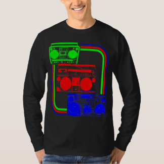 Corey Tiger 80s Retro Boombox Radio T-shirt