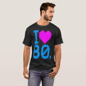 Corey Tiger 80s Retro I Love 80s Shirt (Voorkant volledig)